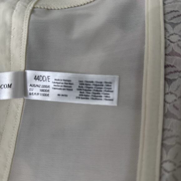 NWT Dominique Ivory Longline Bustier 44DD Strapless Bridal Corset Satin Lace - Picture 7 of 13